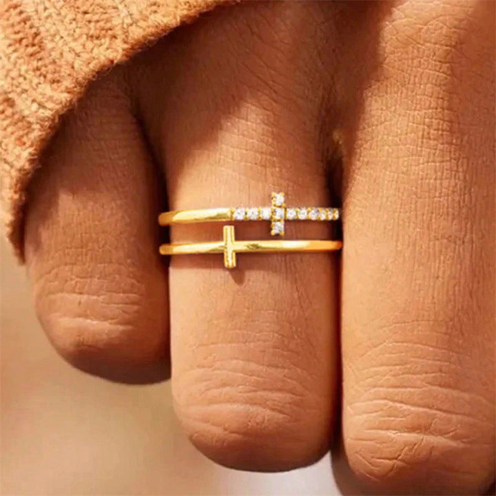 Double-Layer Cross Ring