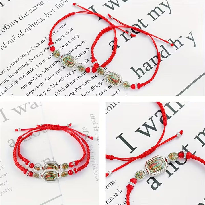 Virgin Mary Woven Bracelet