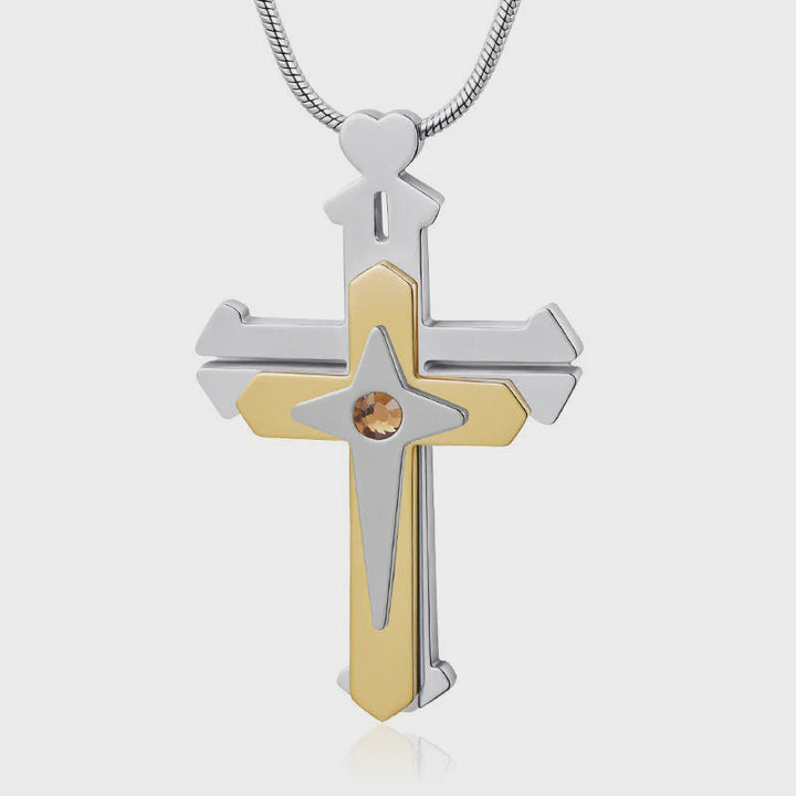 Unique cross pendant