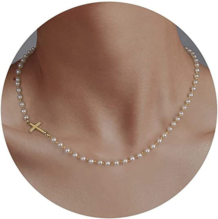 Cross Collarbone Necklace Gift