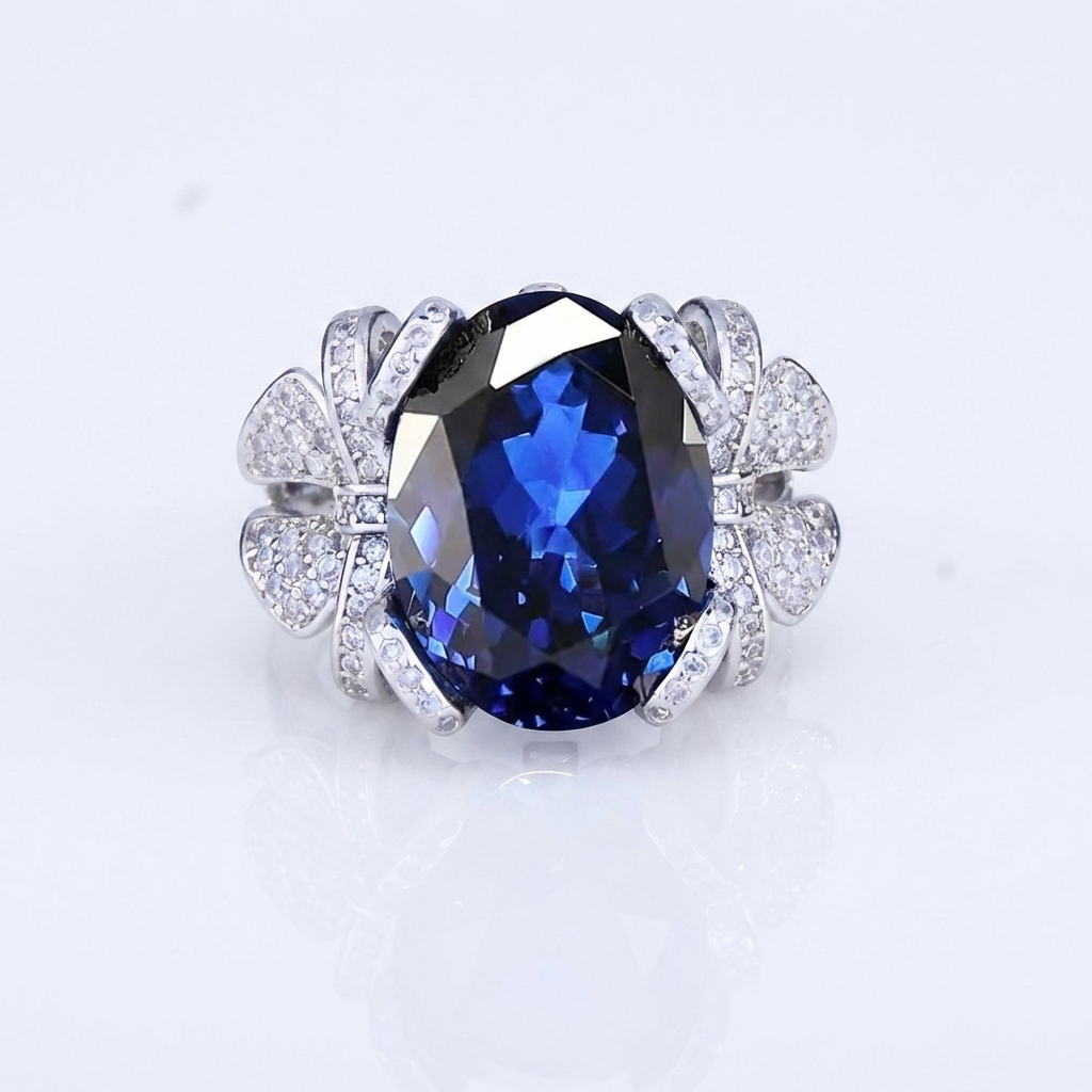 Dark Elegance Ring (Adjustable)