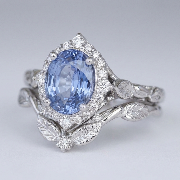 Frozen Leaf Ring