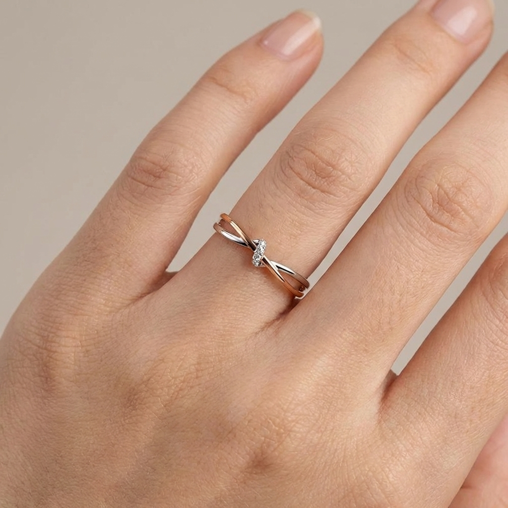 Twin Crossling Ring