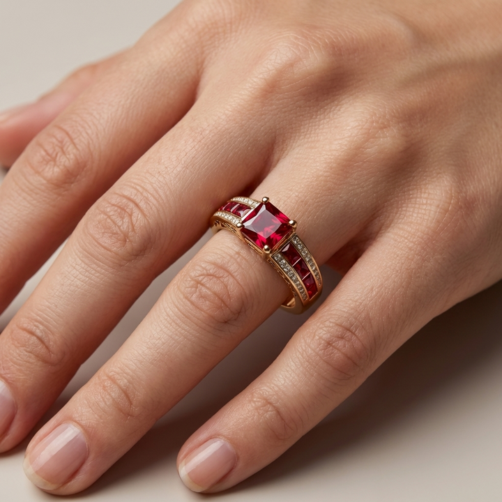 Crimson Ruby Ring