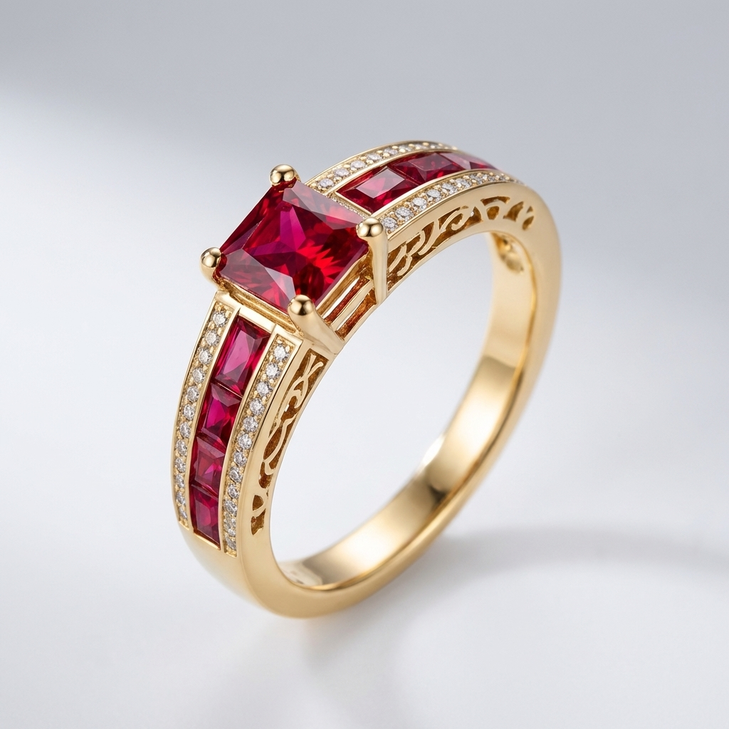 Crimson Ruby Ring