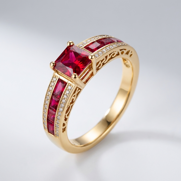 Crimson Ruby Ring