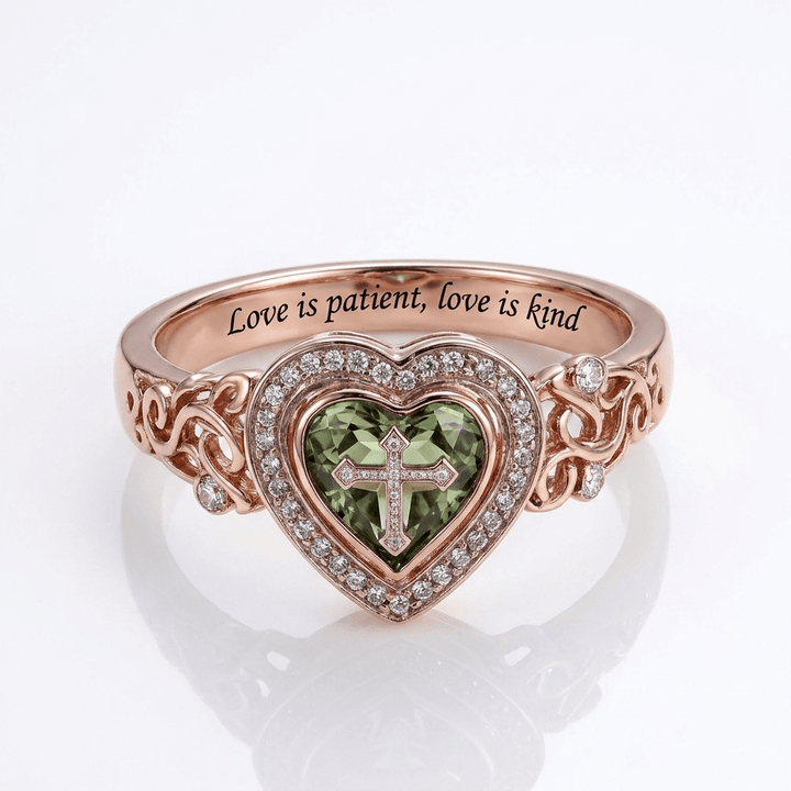 LOVE IS PATIENT & KIND RING
