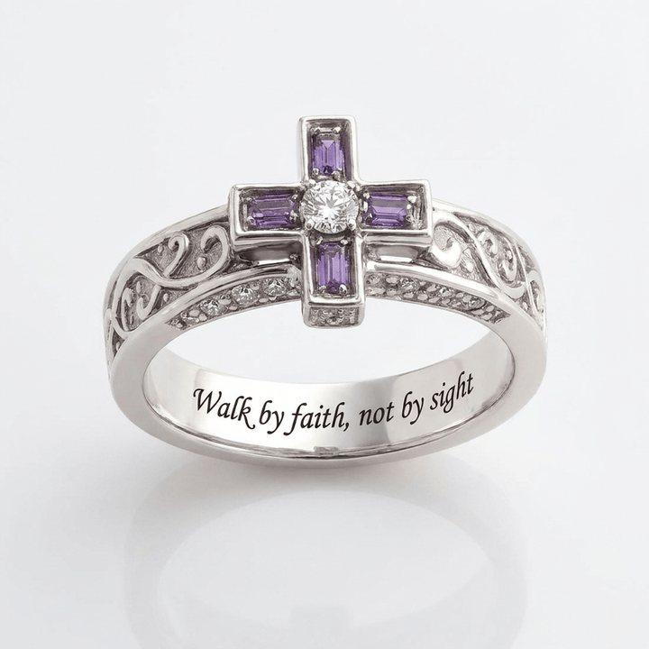 WALK BY FAITH NOT BY SIGHT RING
