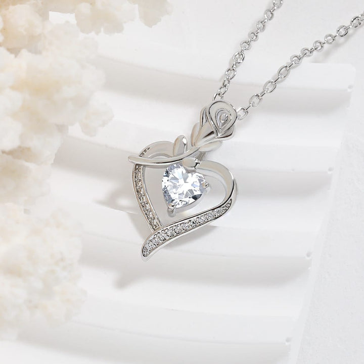 Heart Diamond Grace Necklace
