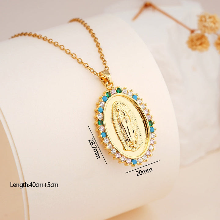 Virgin Mary Pendant Necklace Collection