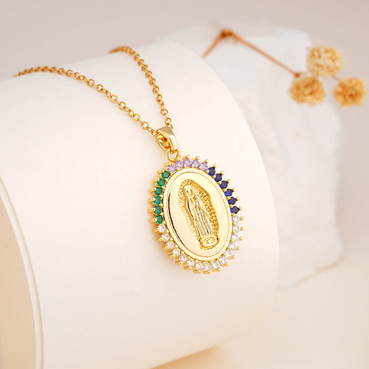 Virgin Mary Pendant Necklace Collection