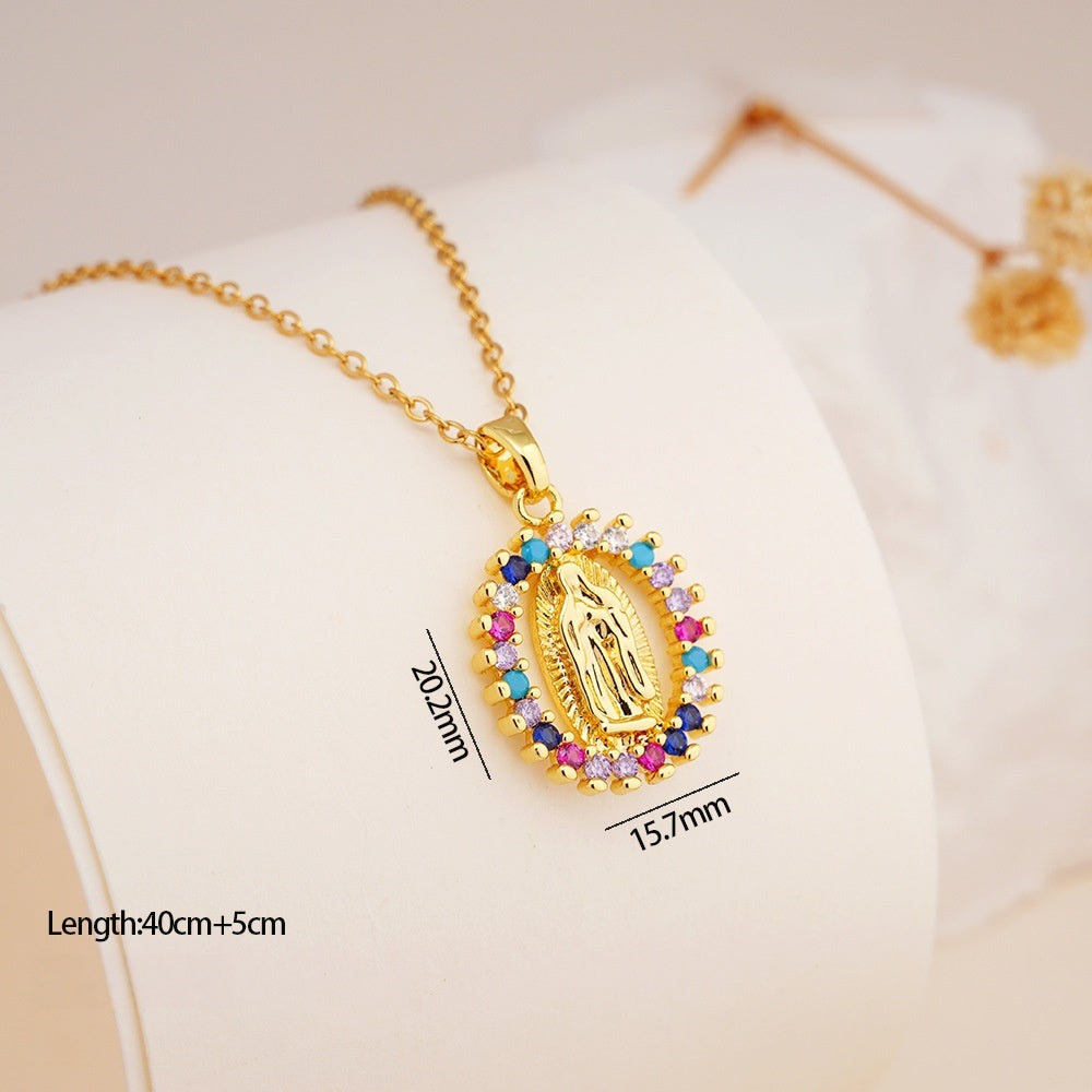 Virgin Mary Pendant Necklace Collection