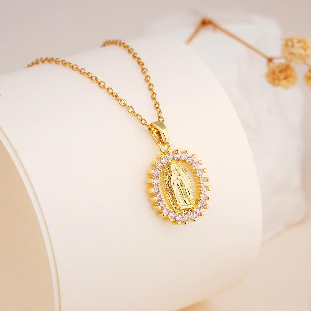 Virgin Mary Pendant Necklace Collection