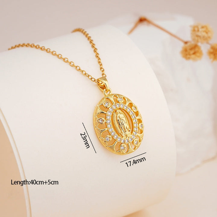Virgin Mary Pendant Necklace Collection