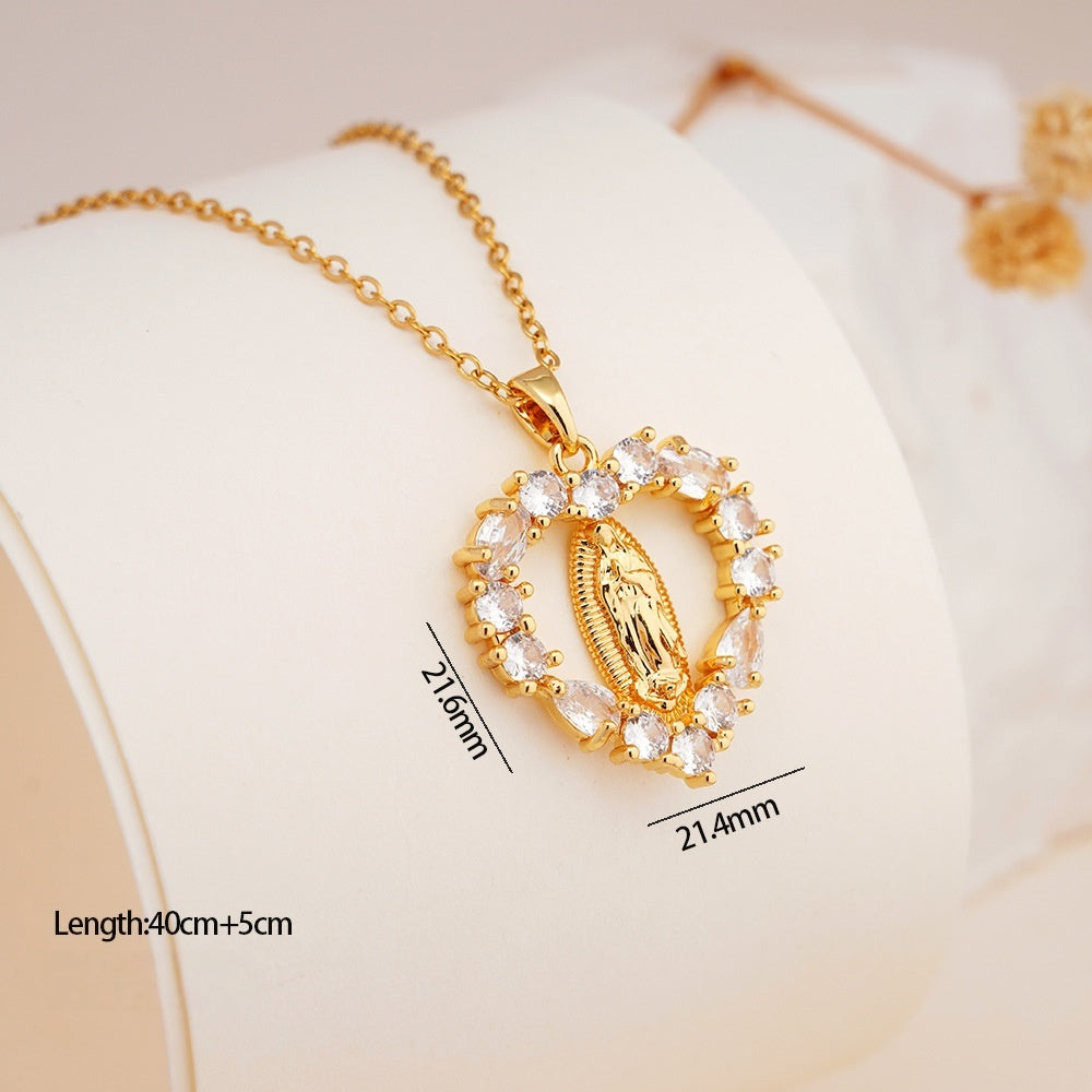 Virgin Mary Pendant Necklace Collection