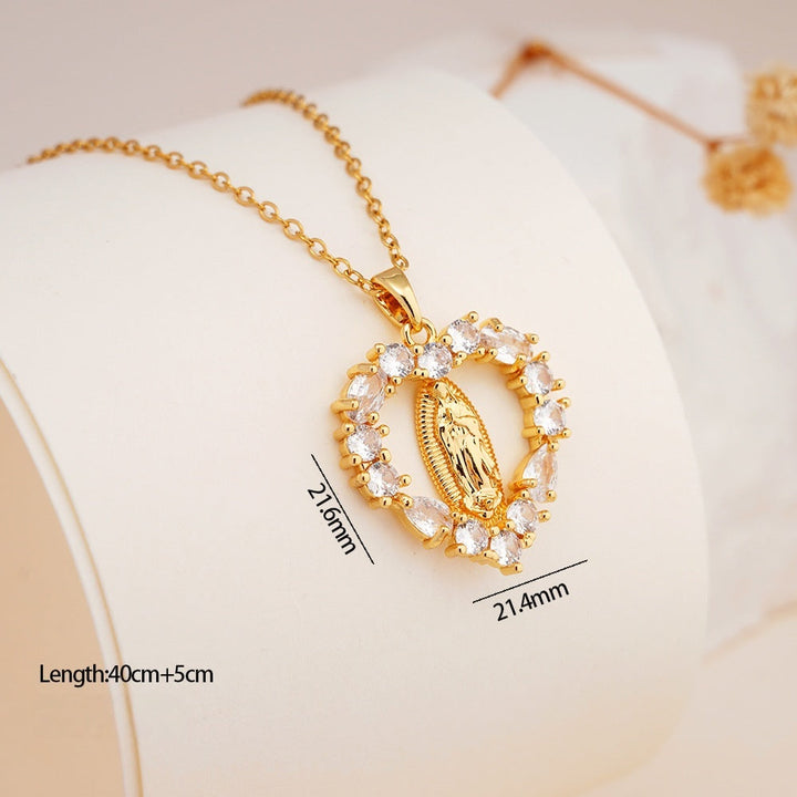 Virgin Mary Pendant Necklace Collection