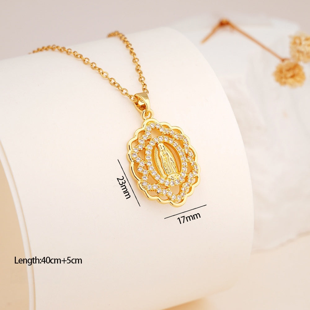 Virgin Mary Pendant Necklace Collection