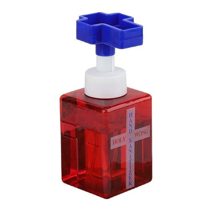 Cross Shape Foaming Hand Soap Dispenser Bottle 500ml with Soap Liquid