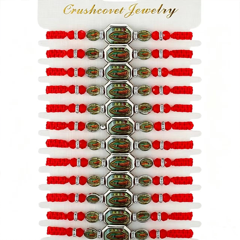 Virgin Mary Woven Bracelet