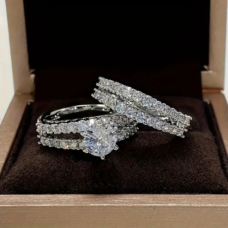 Gold Stacked Ring Set
