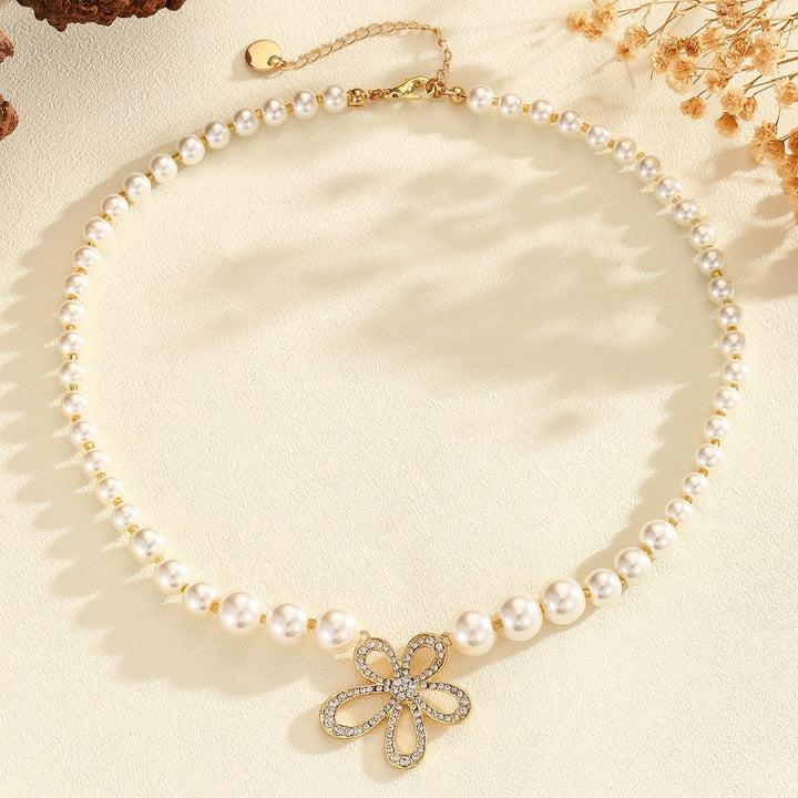 Pearl Garden Charm Necklace