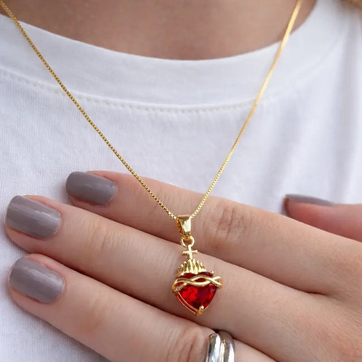 Sacred Heart of Jesus Necklace