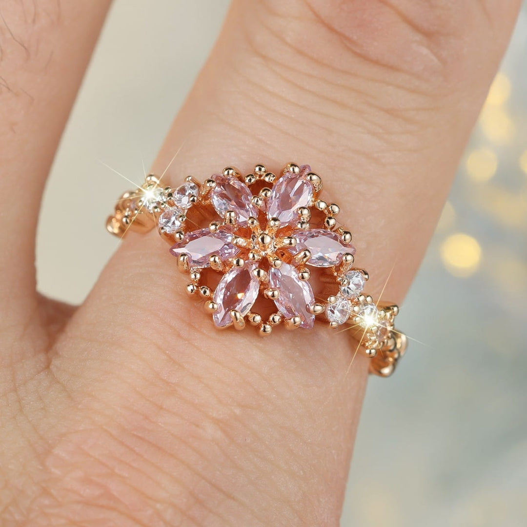 Pink & Gold Radiance Ring
