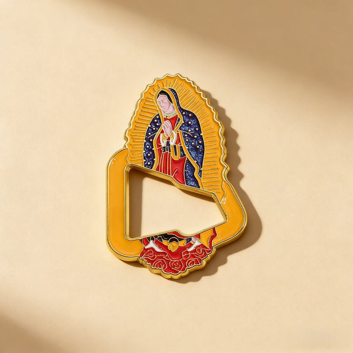 Virgin Mary Metal Hat Pin Enamel Style