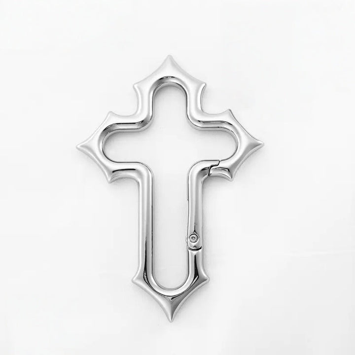 Gothic Cross Carabiner Keychain