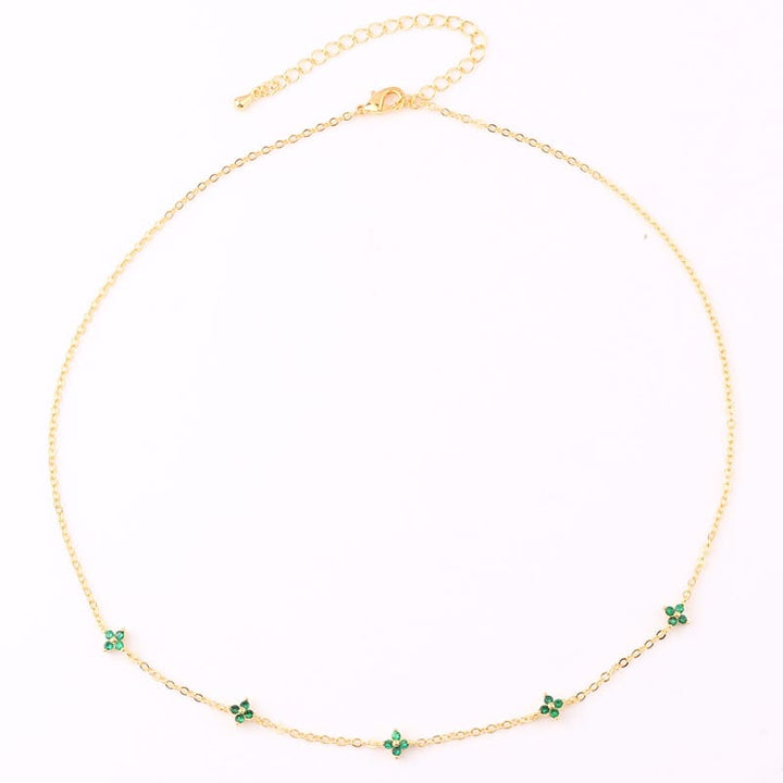 Emerald Lucky Charm Necklace
