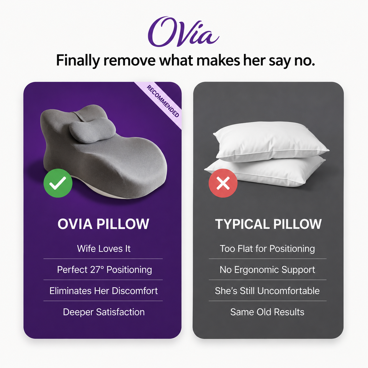 Ovia™ Intimacy Comfort Pillow