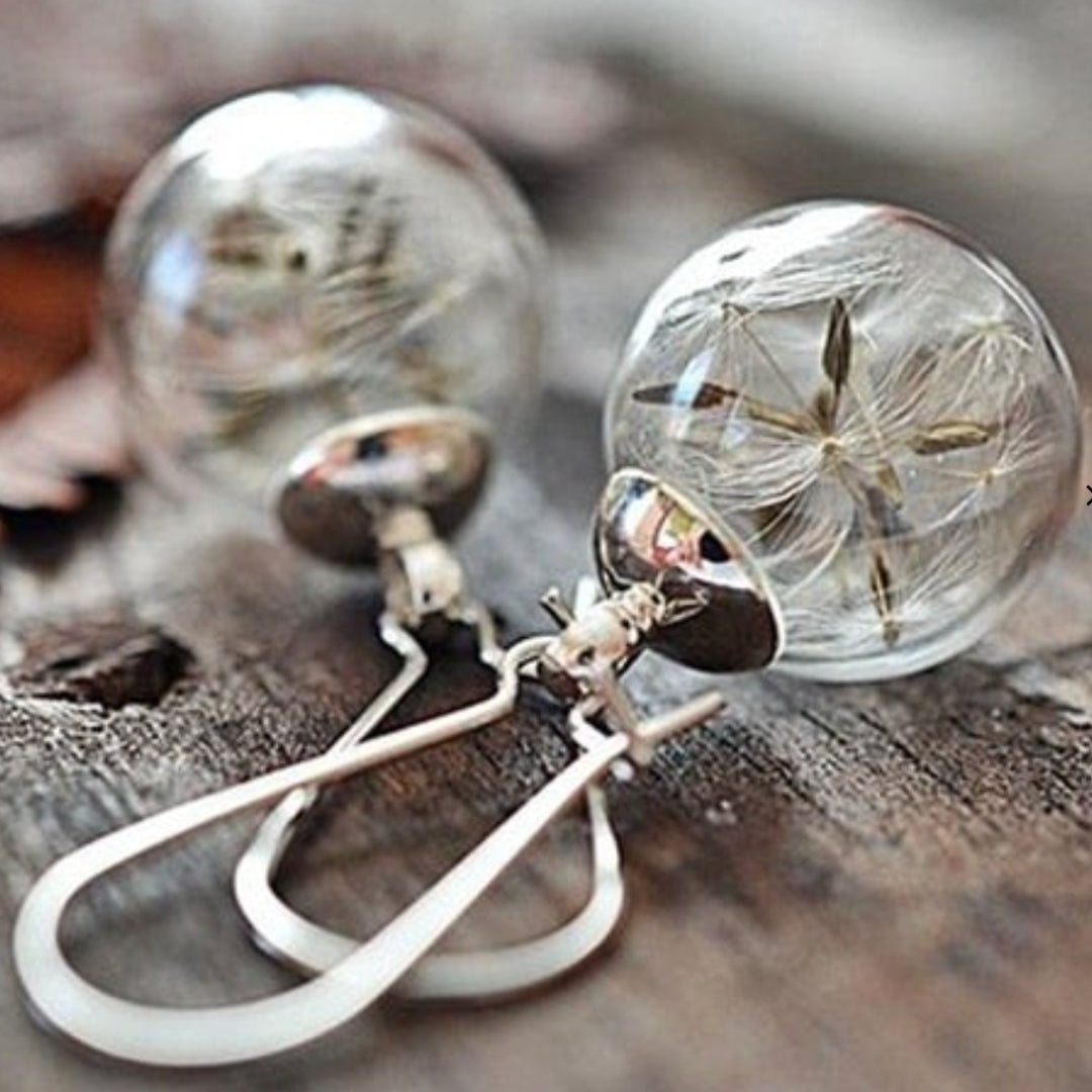 Delicate Silver Drop Earrings