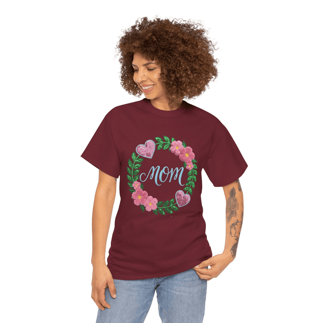 FLOWERS & MOM TEE