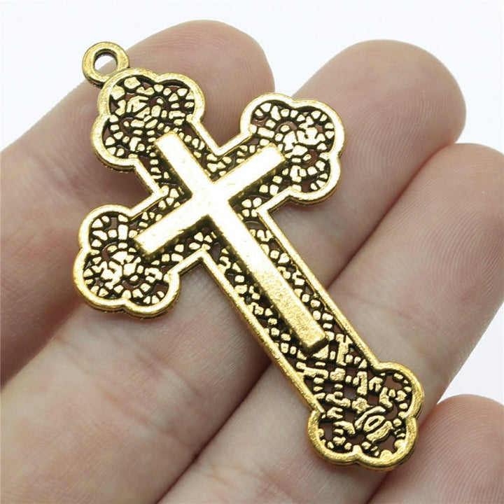 5-Pack Cross Charms Set DIY Jewelry