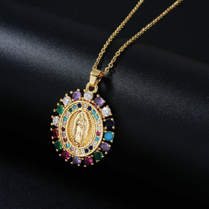 Guadalupe Holy Medal Necklace