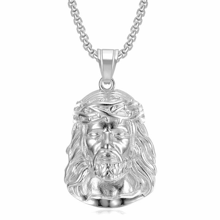 Jesus Pendant Necklace for Men