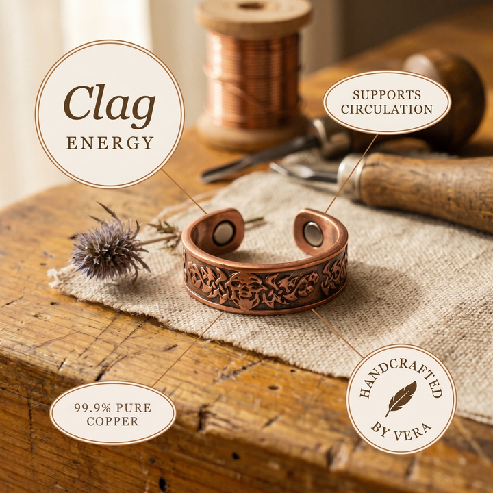 Ovia Copper Jewellery Clag Copper Ring