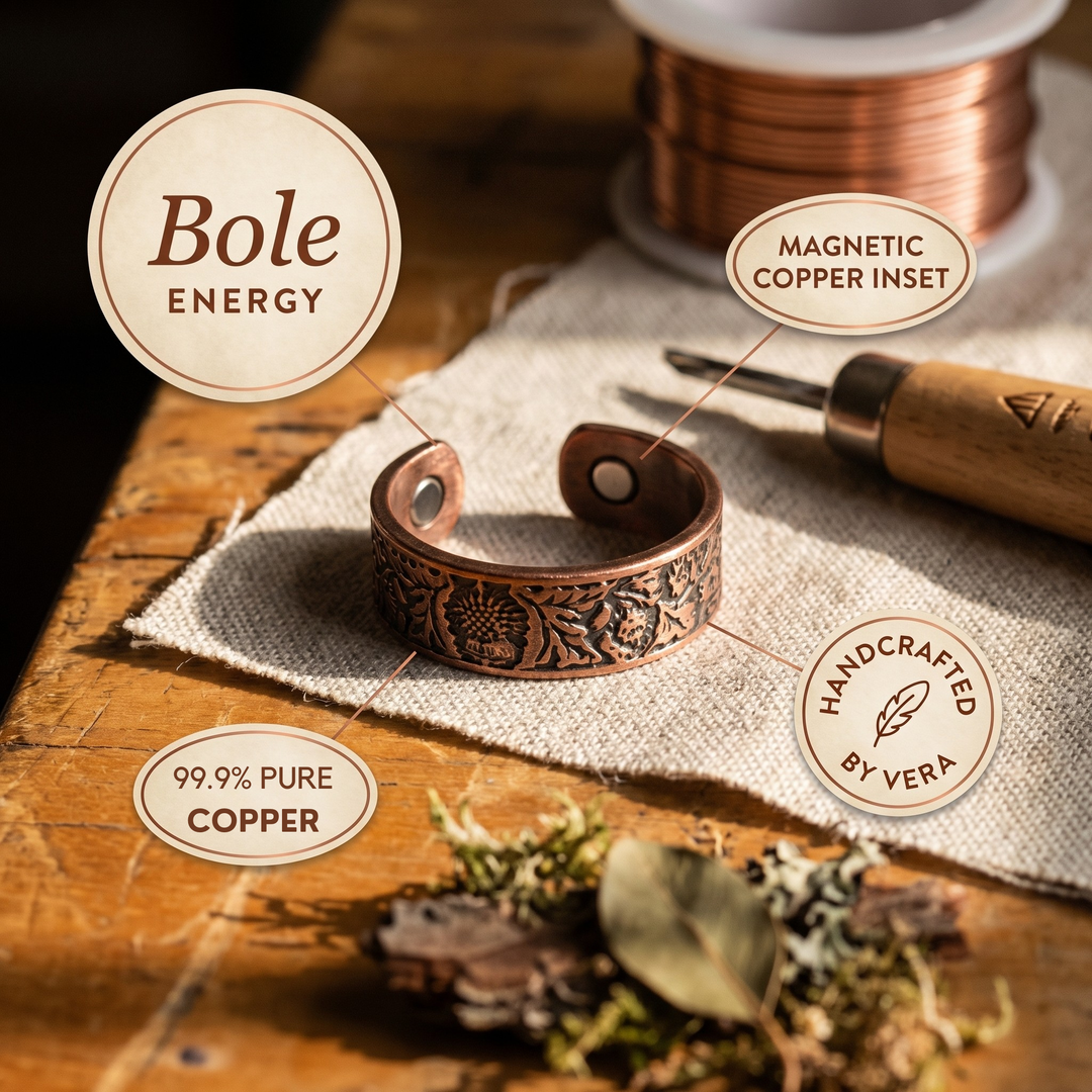 Ovia Copper Jewellery Bole Copper Ring