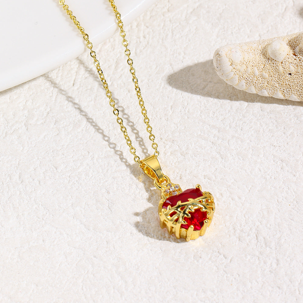 Jesus Heart Necklace