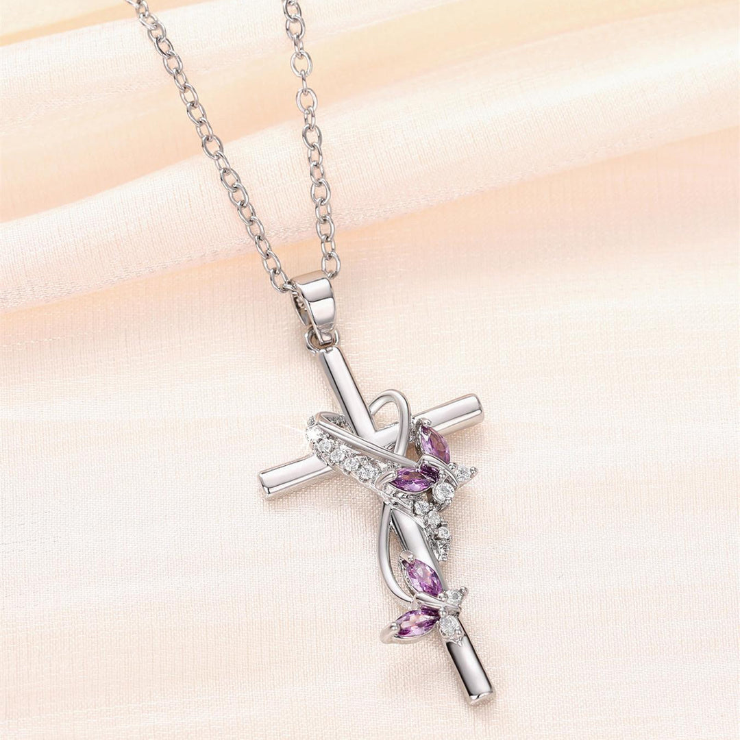 Elegant Cross Pendant Necklace Gift