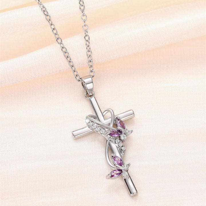 Elegant Cross Pendant Necklace Gift