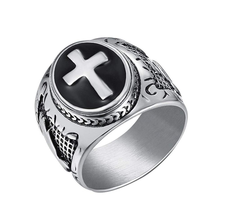 Cross Prayer Hand Ring