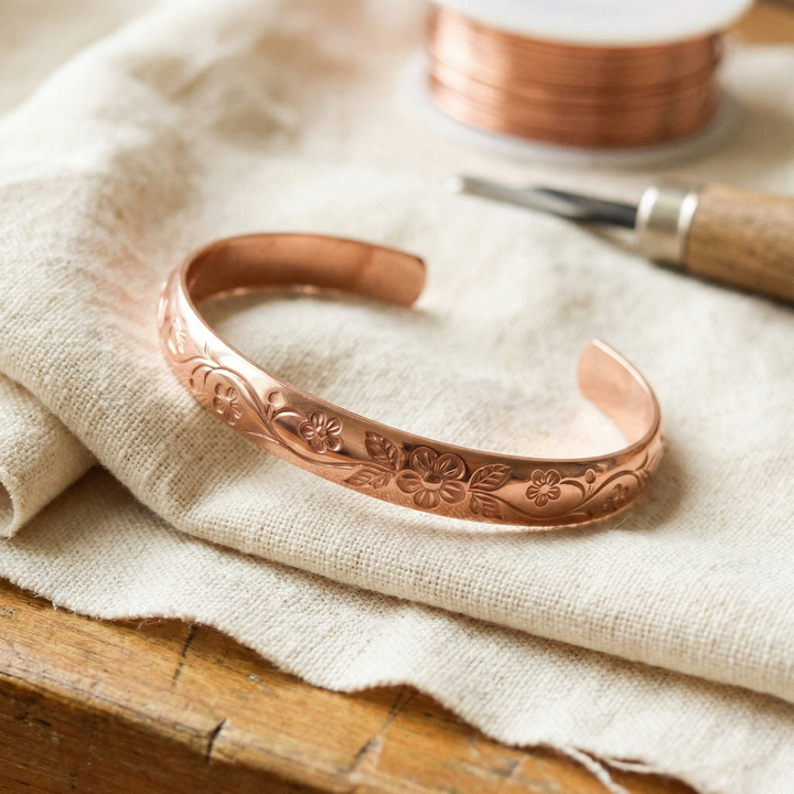 Ovia Copper Jewellery Bloom Copper Bracelet