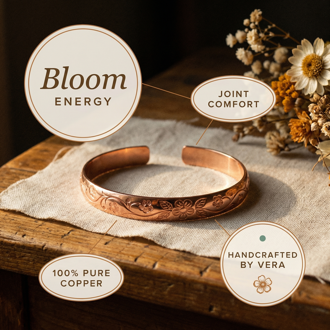 Ovia Copper Jewellery Bloom Copper Bracelet
