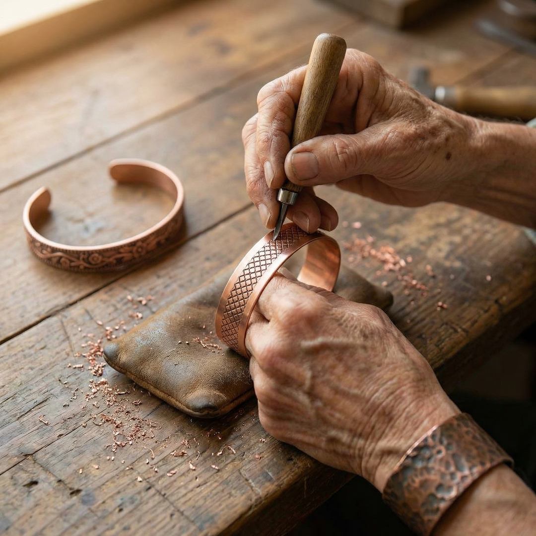 Ovia Copper Jewellery Forge Copper Set