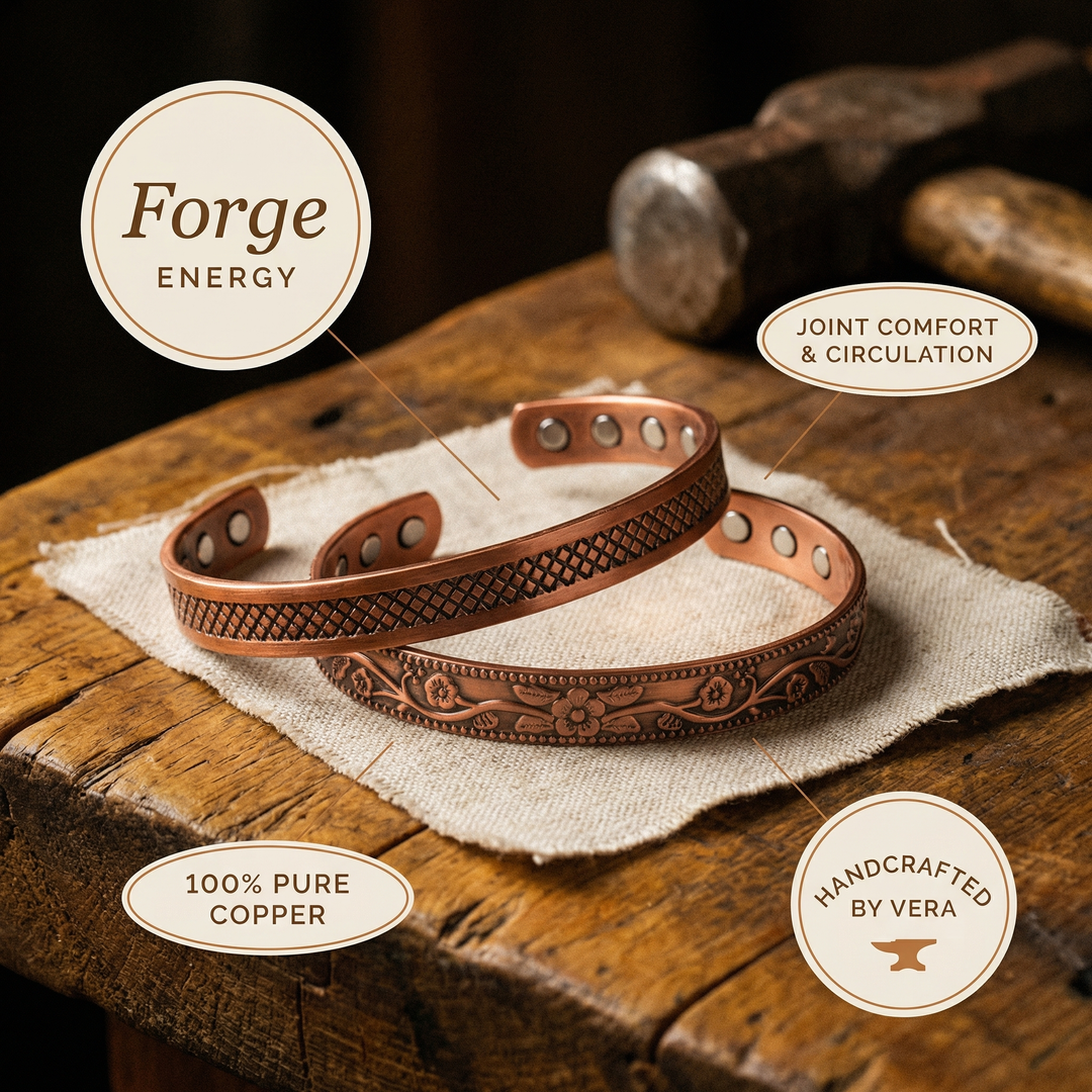 Ovia Copper Jewellery Forge Copper Set