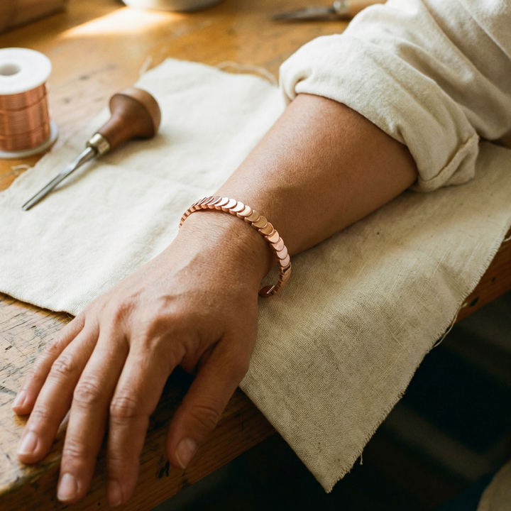 Ovia Copper Jewellery Tide Copper Bracelet