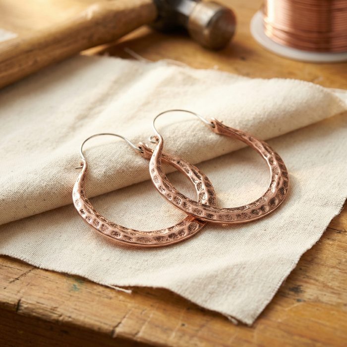 Ovia Copper Jewellery Ember Copper Earrings