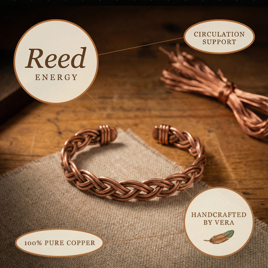 Ovia Copper Jewellery Reed Copper Anklet