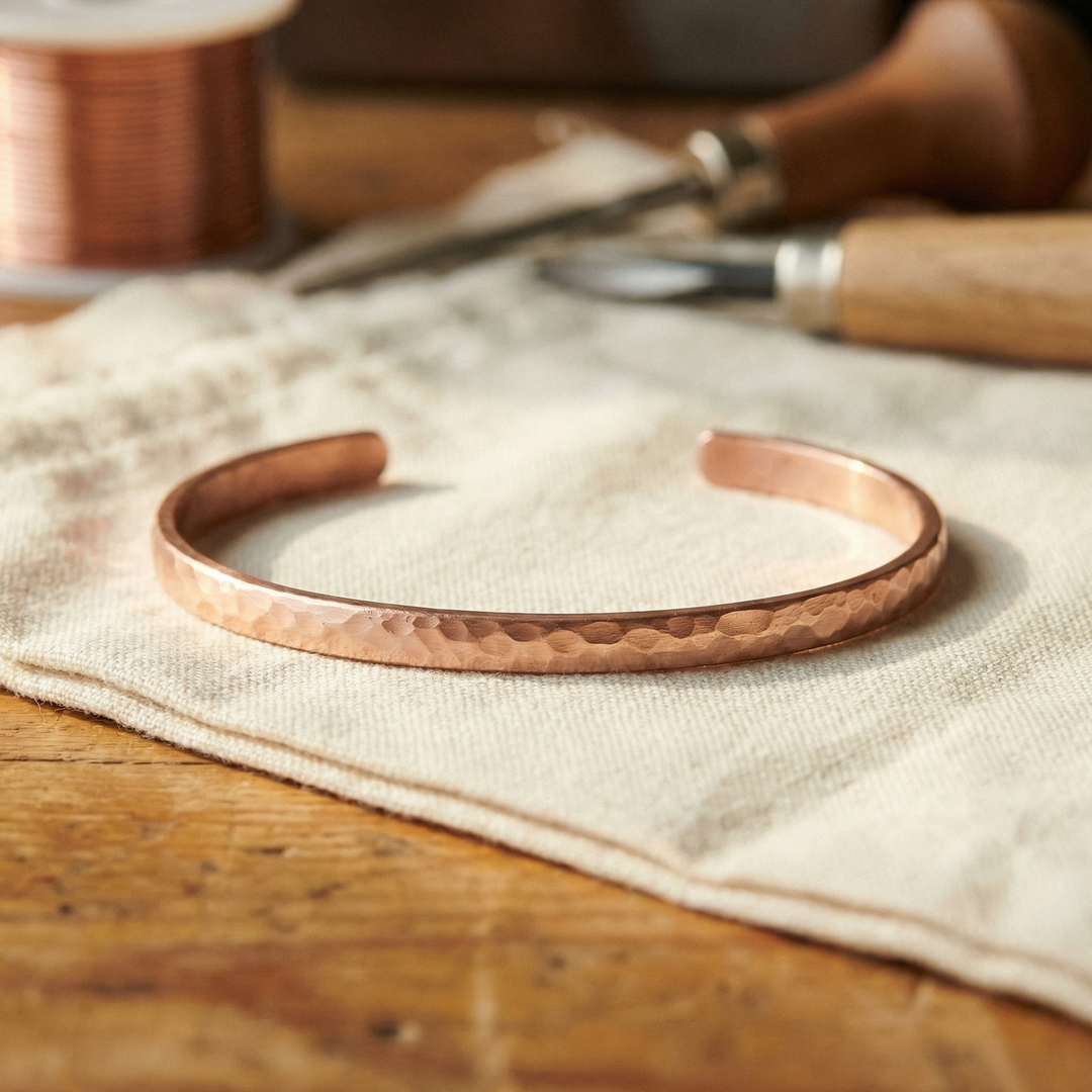 Ovia Copper Jewellery Sand Copper Anklet